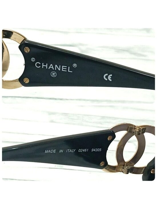 Chanel Sunglasses Black CC Logo GD Exclusive Case Eyewear main image 6